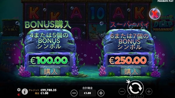 2種類のBONUS BUY